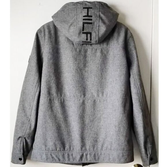 Tommy Hilfiger Soft Shell Hooded Sherpa Lined Jacket L Water Resistant - Picture 2 of 14